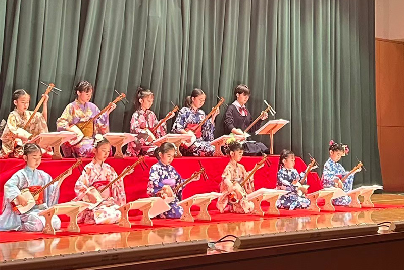 椙山女学園大学附属小学校三味線セミナー