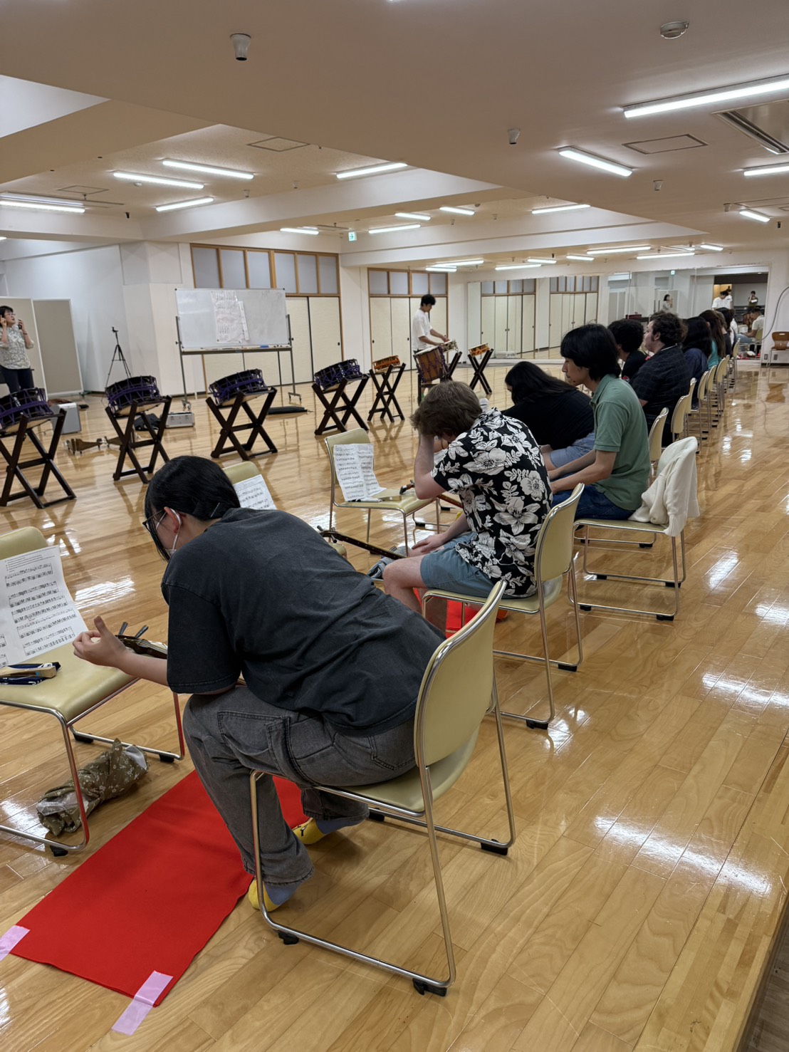 名古屋外国語大学 三味線実技講習